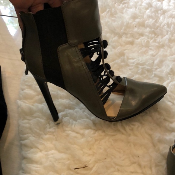Army green heels - Picture 2 of 4
